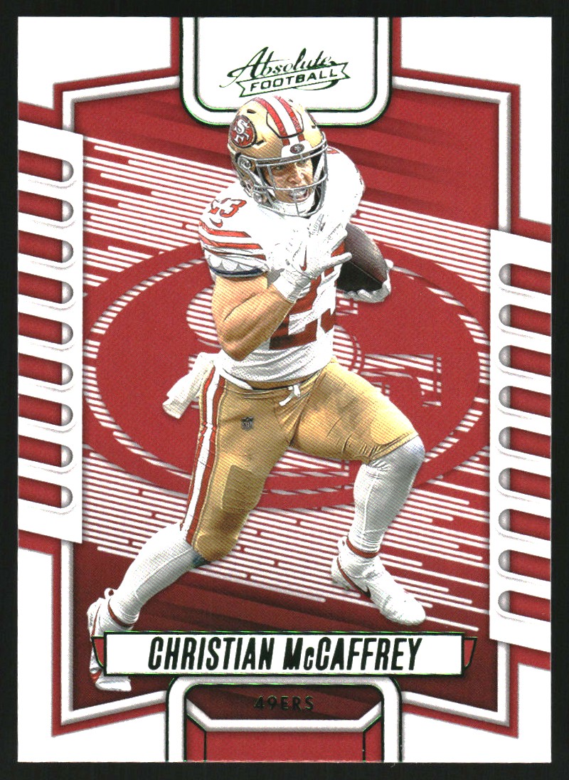 2023 Absolute Green #43 Christian McCaffrey