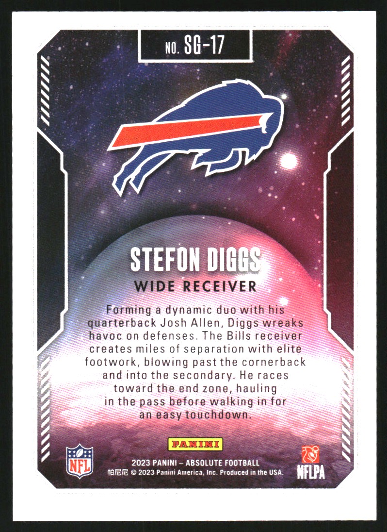 2023 Absolute Star Gazing Spectrum Red #17 Stefon Diggs
