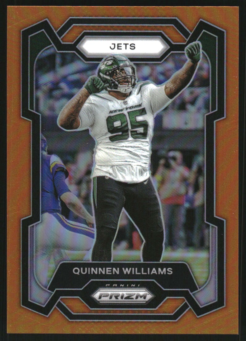 2023 Panini Prizm Prizms Orange #234 Quinnen Williams