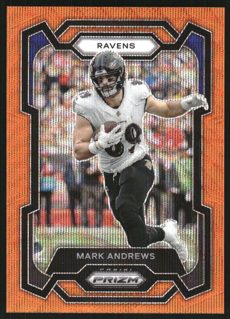 2023 Panini Prizm Prizms Orange Wave #19 Mark Andrews /60