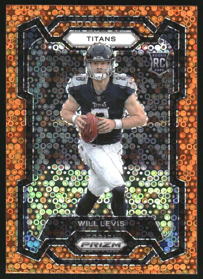 2023 Panini Prizm Prizms Orange Disco #397 Will Levis