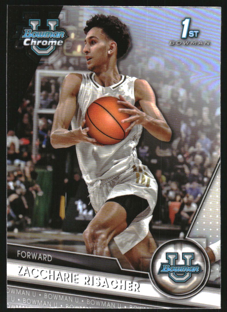 2023-24 Bowman Chrome University Refractors #9 Zaccharie Risacher
