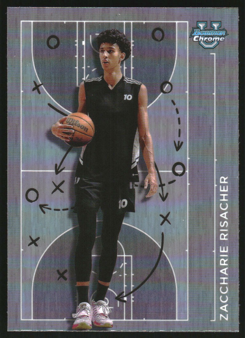 2023-24 Bowman Chrome University Prodigal Playmakers #PP13 Zaccharie Risacher
