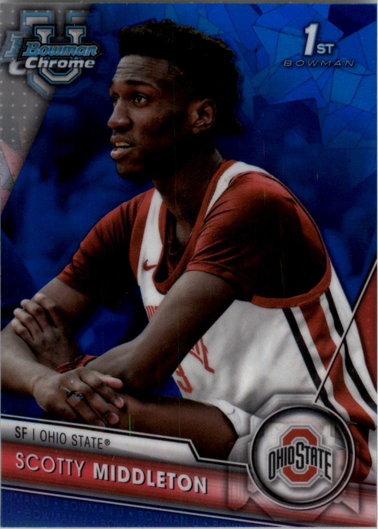 2023-24 Bowman University Chrome Sapphire Edition - #98 Eric Dixon (RC)