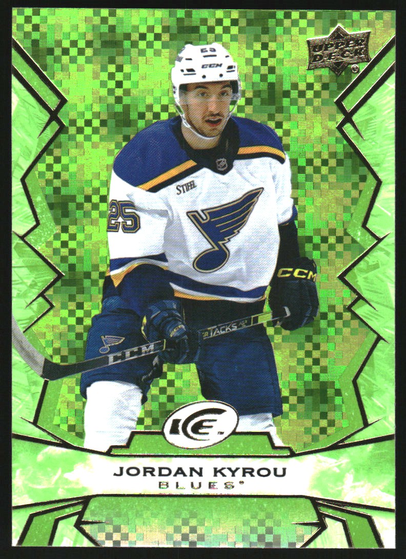 2022-23 Upper Deck Ice Green #27 Jordan Kyrou