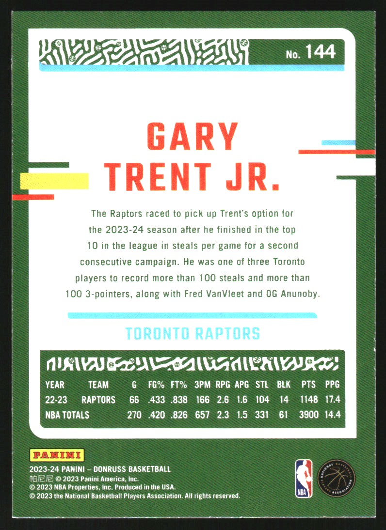 NBA GARY TRENT JR. Auto rc 736630 | eBay
