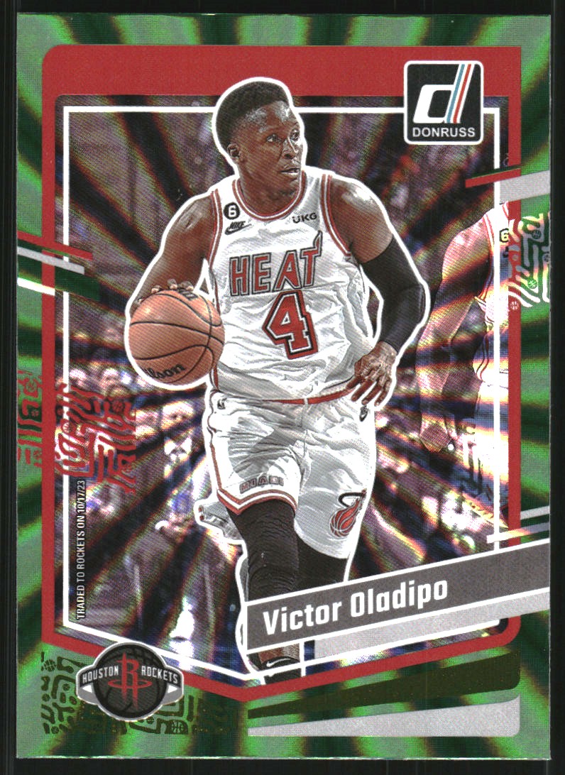 2023-24 Donruss Holo Green Laser #173 Victor Oladipo
