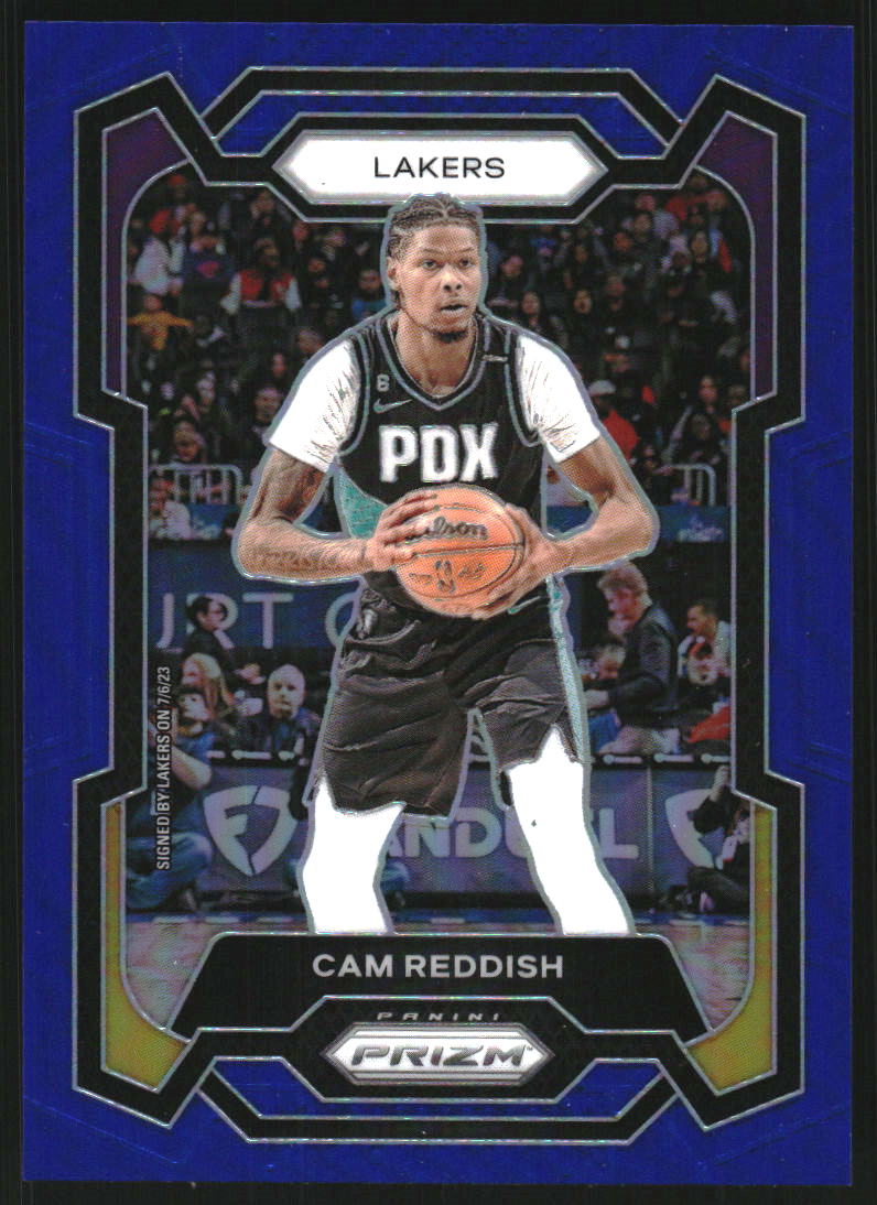 2023-24 Panini Prizm Prizms Blue #230 Cam Reddish /199