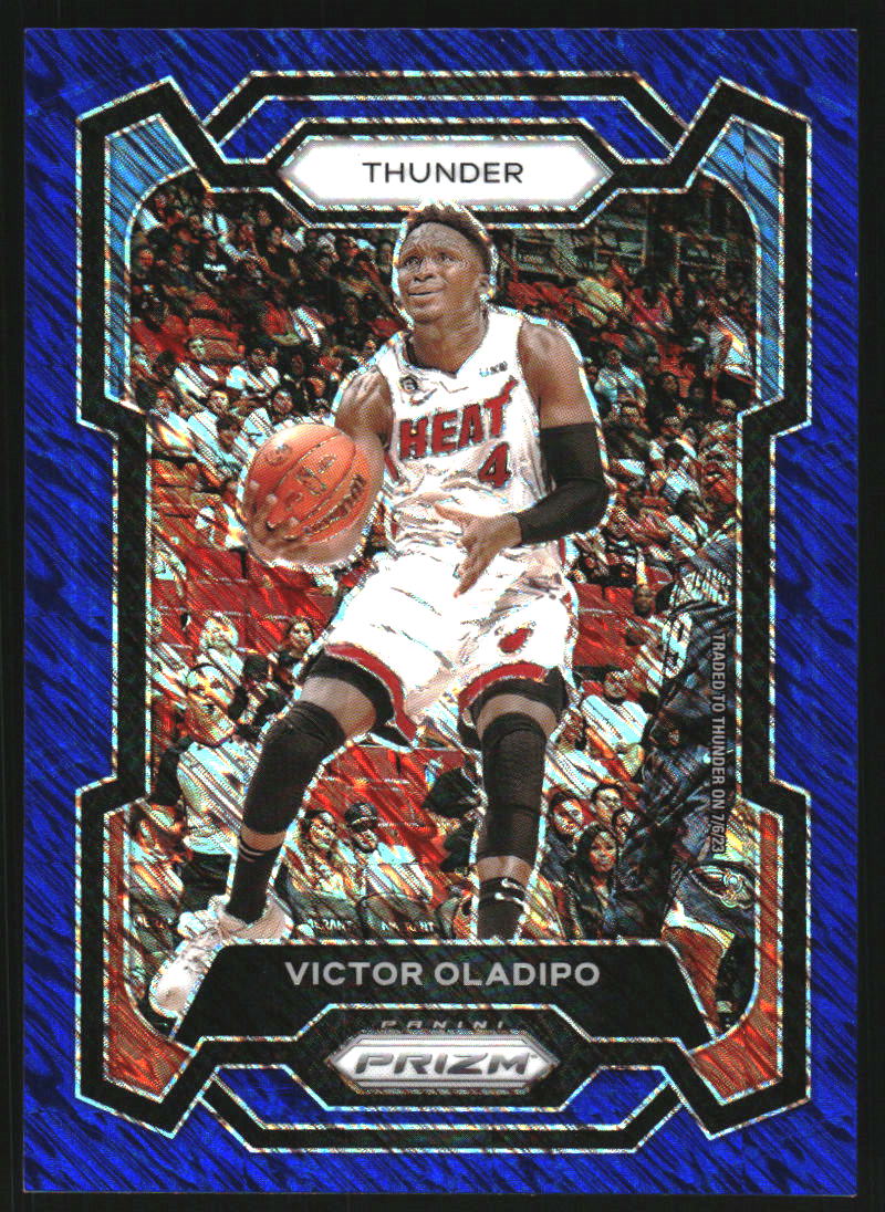 2023-24 Panini Prizm Prizms Blue Shimmer FOTL #246 Victor Oladipo /35