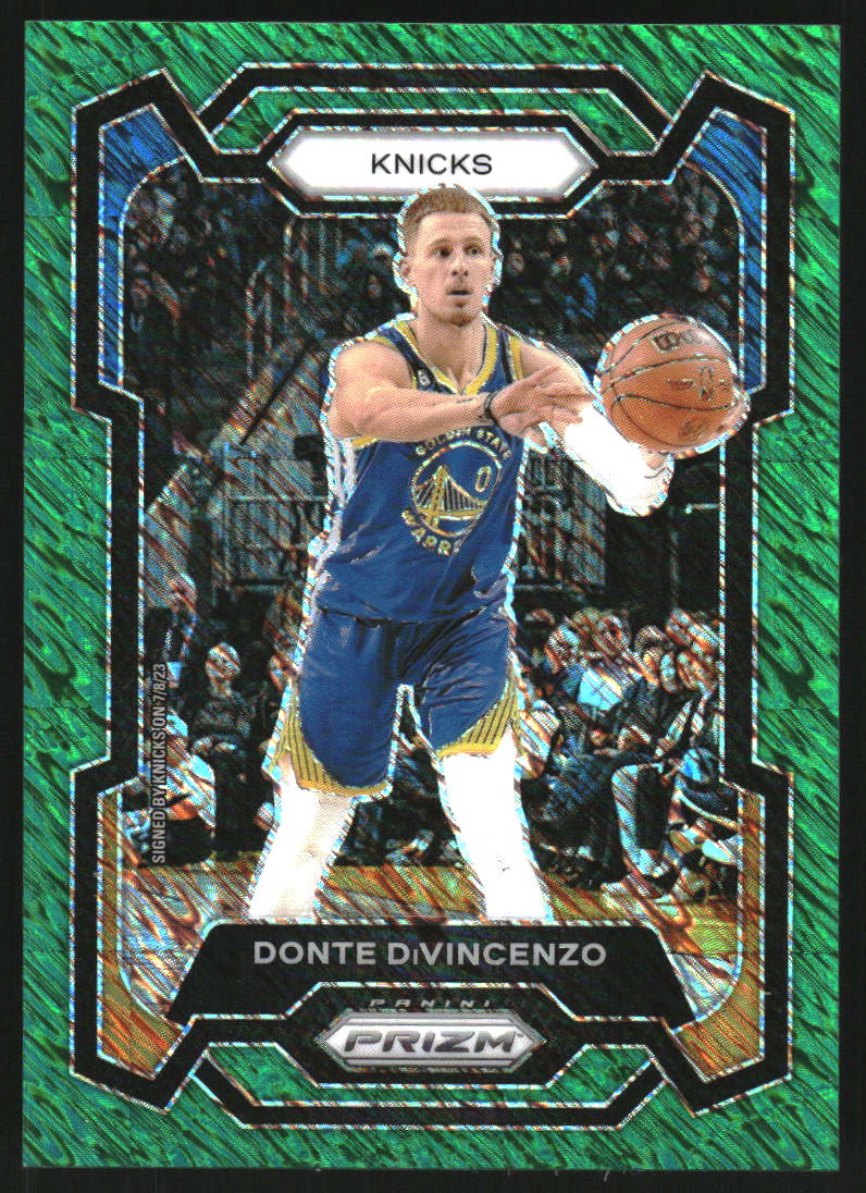 2023-24 Panini Prizm Prizms Green Shimmer FOTL #280 Donte DiVincenzo /5