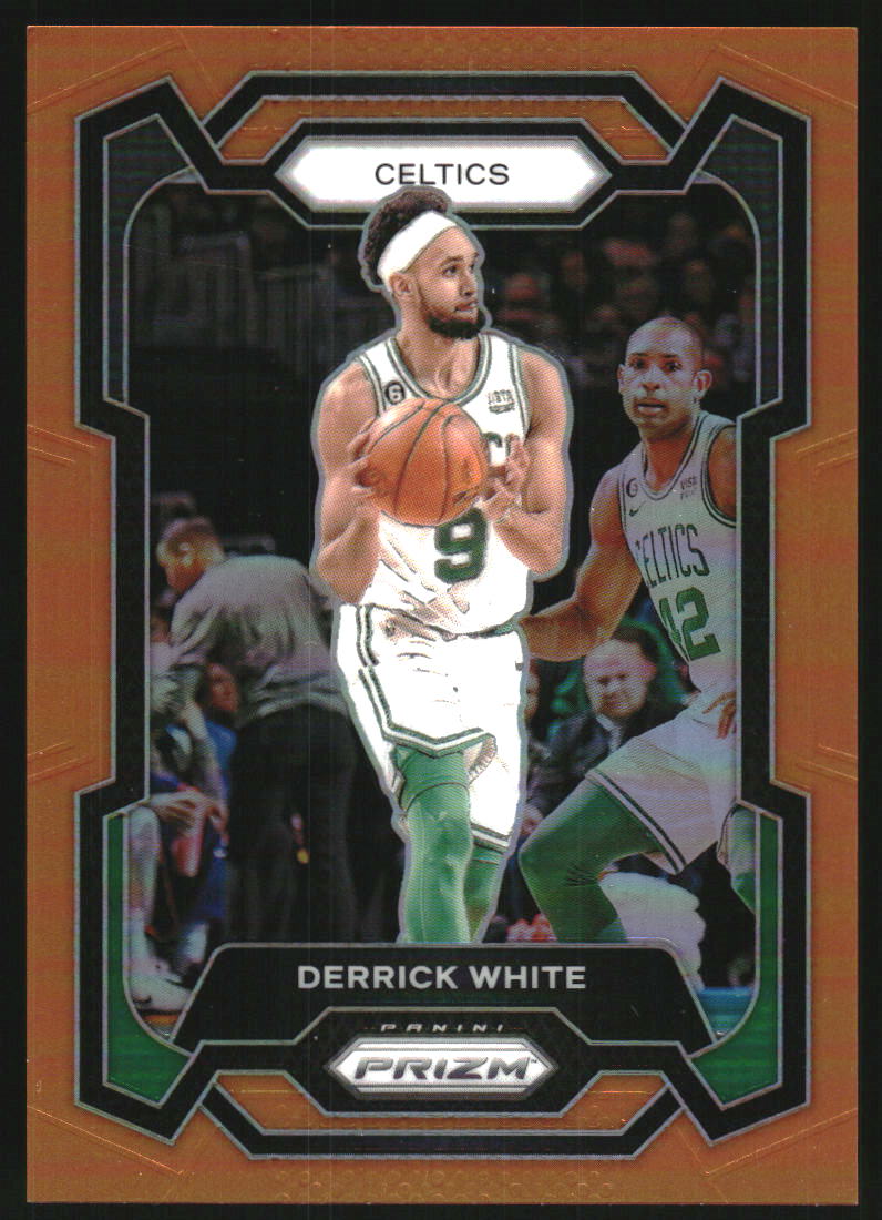2023-24 Panini Prizm Prizms Orange #229 Derrick White /49 on