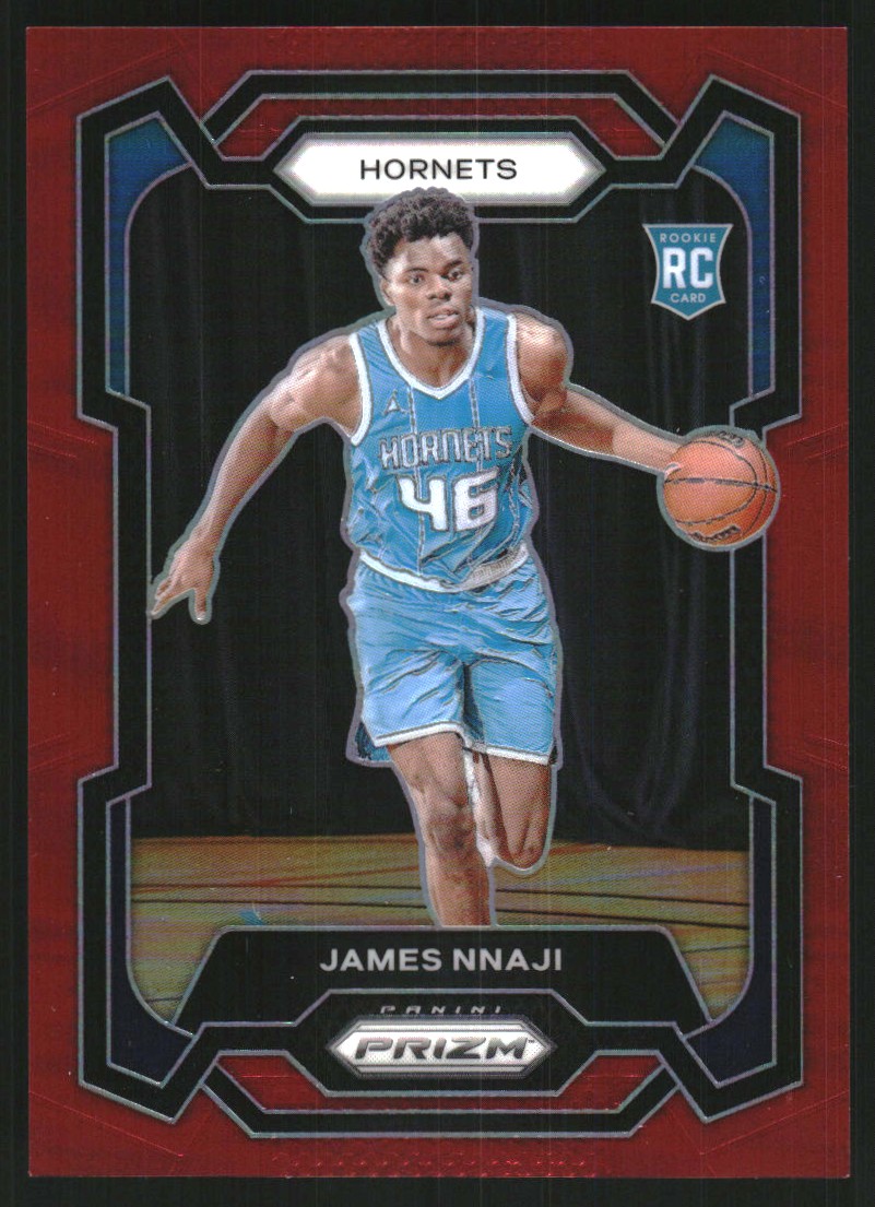 2023-24 Panini Prizm Prizms Red #159 James Nnaji