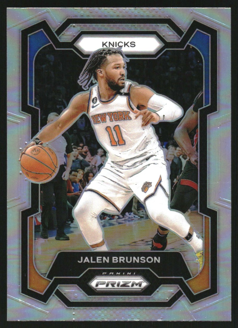 2023-24 Panini Prizm Prizms Silver #9 Jalen Brunson