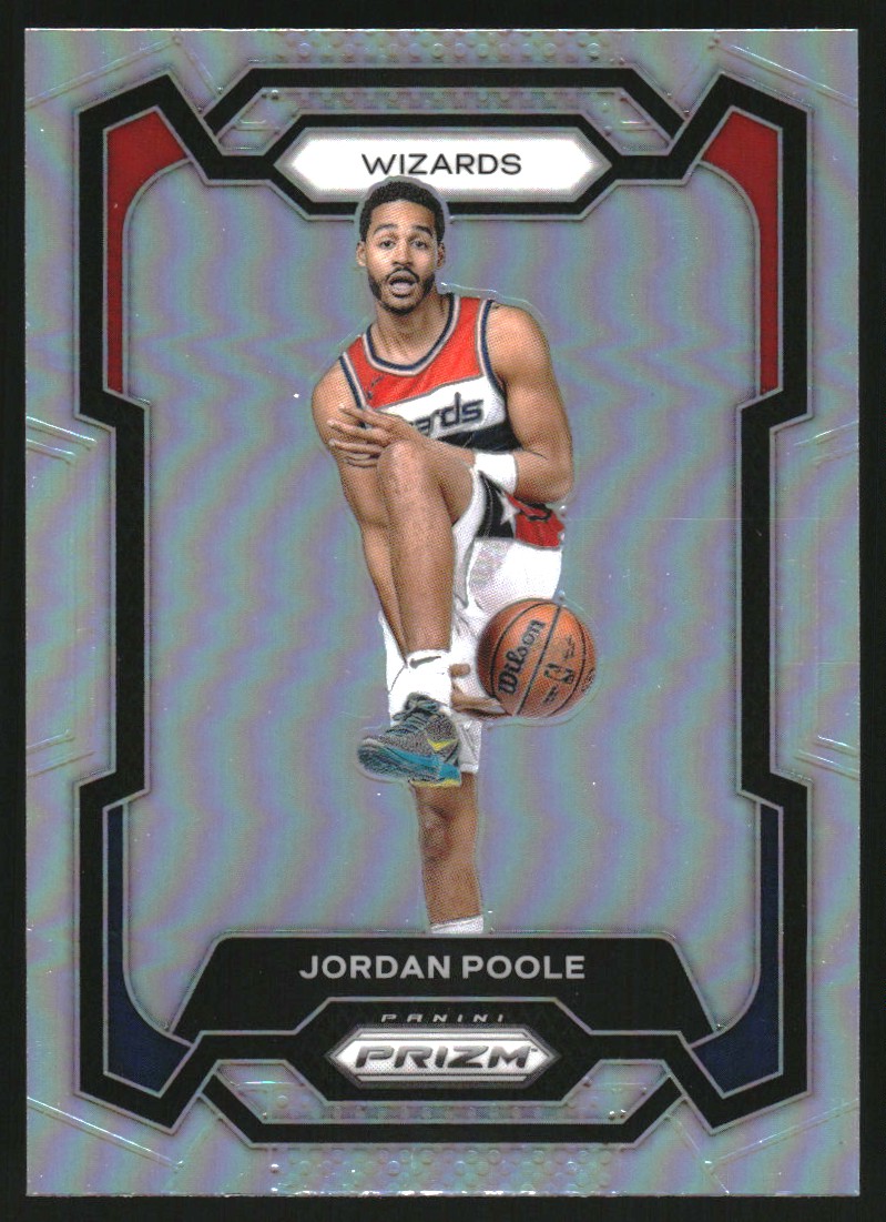 2023-24 Panini Prizm Prizms Silver #51 Jordan Poole