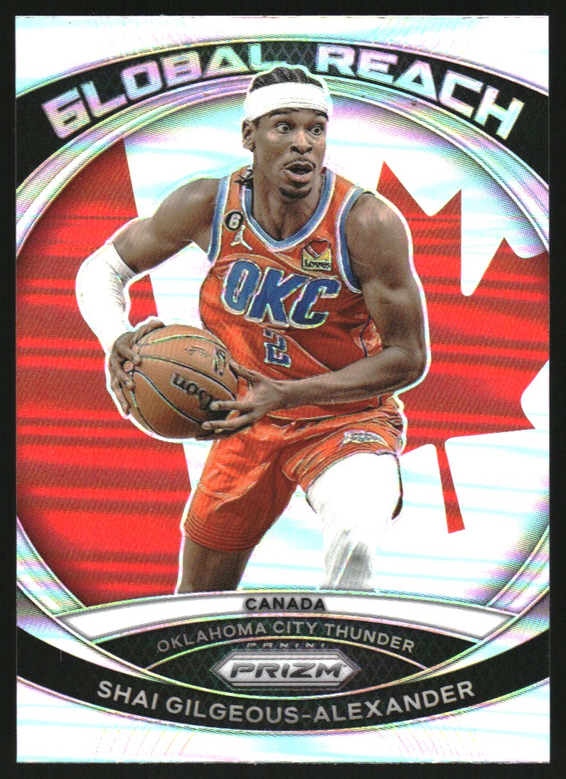 2023-24 Panini Prizm Global Reach Prizms Silver #6 Shai Gilgeous-Alexander