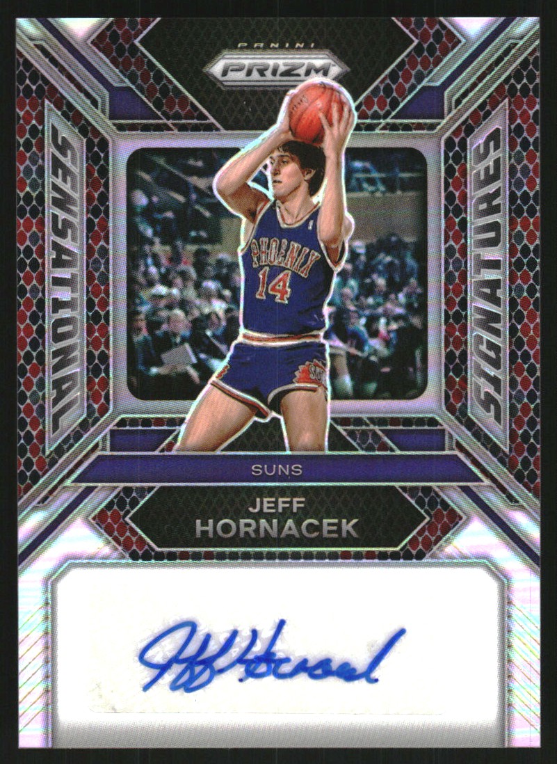 2023-24 Panini Prizm Sensational Signatures Prizms Snakeskin #9 Jeff Hornacek