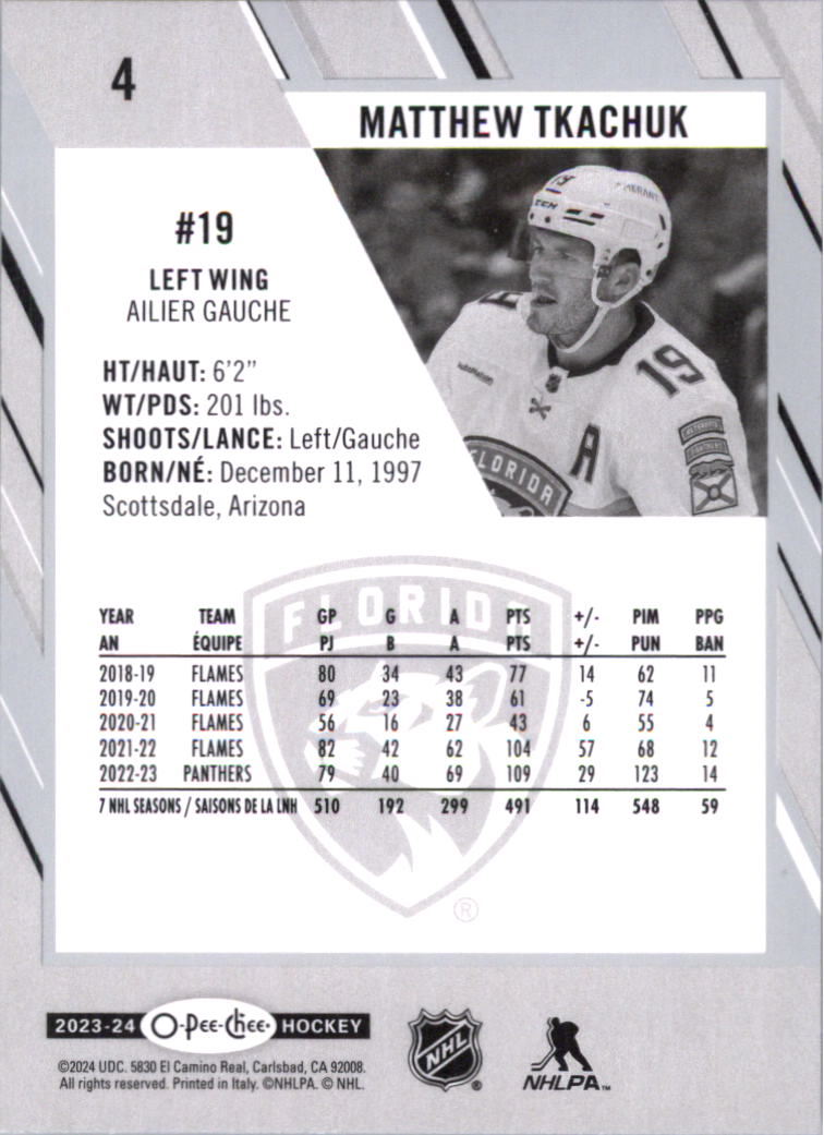 2023-24 O-Pee-Chee Hockey Card Pick (Base) 1-101