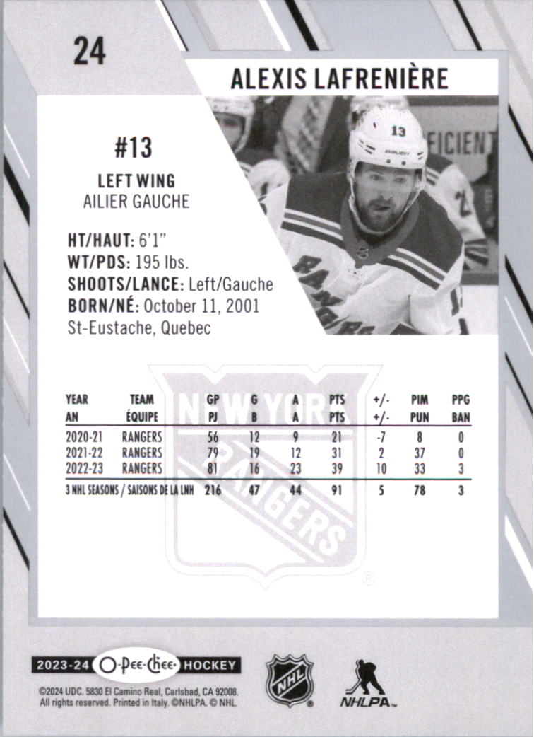 2023-24 O-Pee-Chee Hockey Card Pick (Base) 1-101