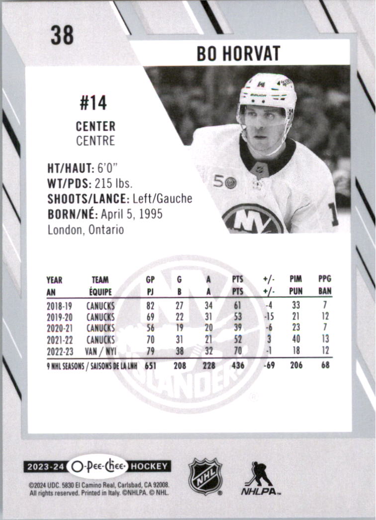 2023-24 O-Pee-Chee Hockey Card Pick (Base) 1-101