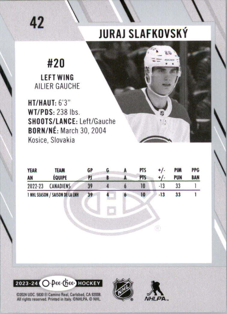 2023-24 O-Pee-Chee Hockey Card Pick (Base) 1-101