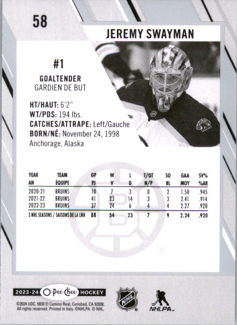 2023-24 O-Pee-Chee Hockey Card Pick (Base) 1-101