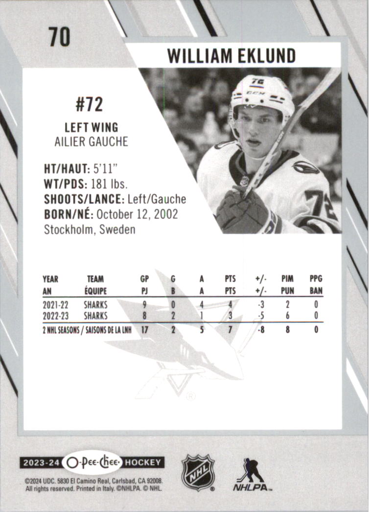 2023-24 O-Pee-Chee Hockey Card Pick (Base) 1-101