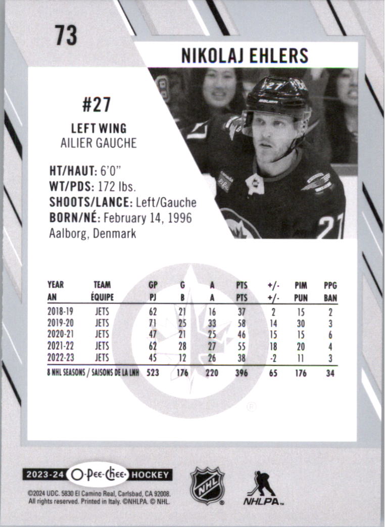 2023-24 O-Pee-Chee Hockey Card Pick (Base) 1-101