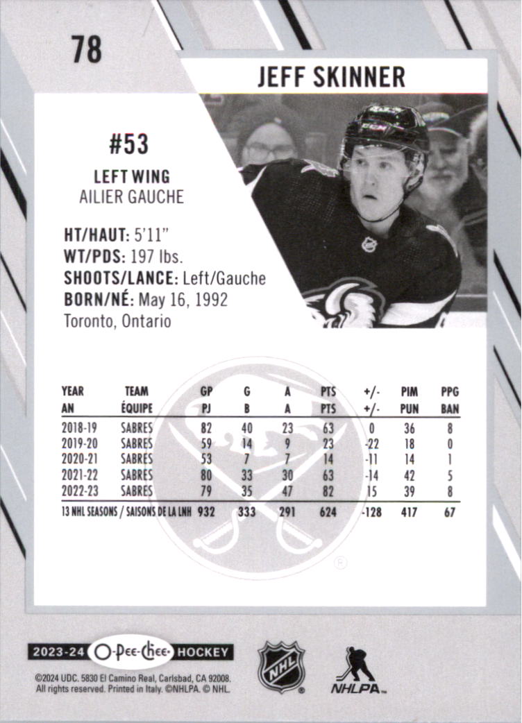 2023-24 O-Pee-Chee Hockey Card Pick (Base) 1-101