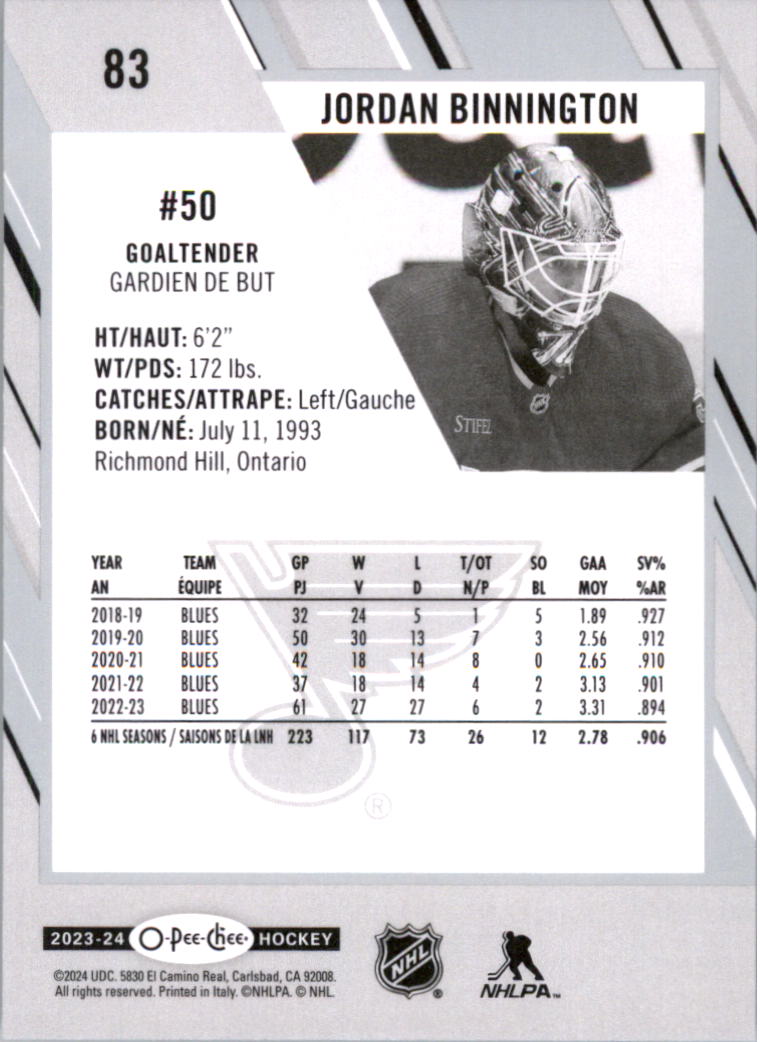 2023-24 O-Pee-Chee Hockey Card Pick (Base) 1-101