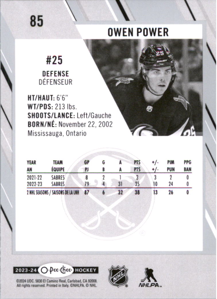 2023-24 O-Pee-Chee Hockey Card Pick (Base) 1-101