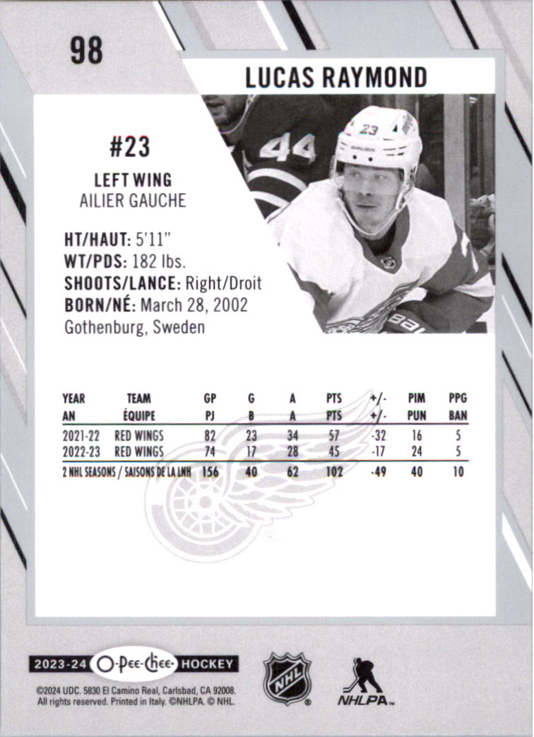 2023-24 O-Pee-Chee Hockey Card Pick (Base) 1-101