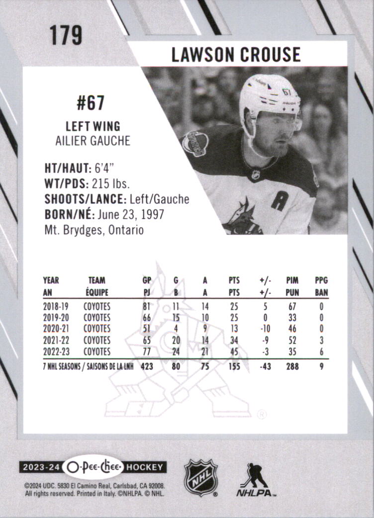 2023-24 O-Pee-Chee Hockey Card Pick (Base) 102-312