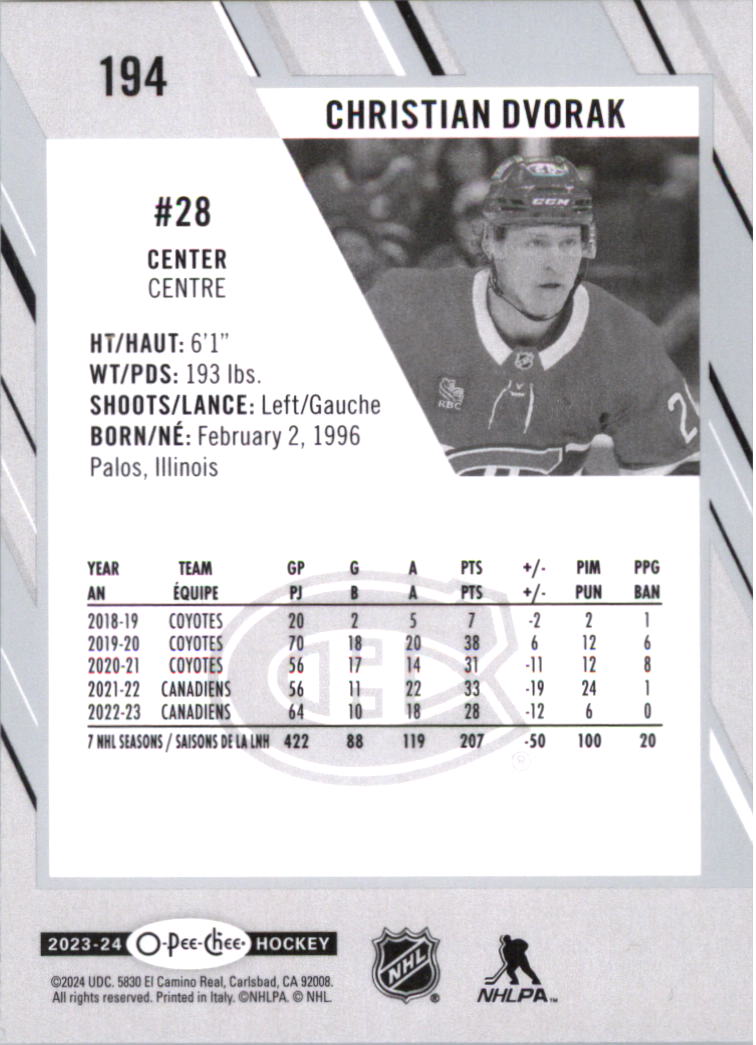 2023-24 O-Pee-Chee Hockey Card Pick (Base) 102-312