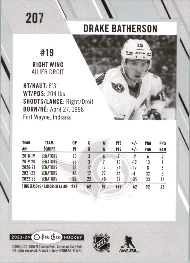 2023-24 O-Pee-Chee Hockey Card Pick (Base) 102-312