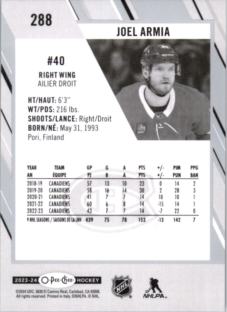 2023-24 O-Pee-Chee Hockey Card Pick (Base) 102-312