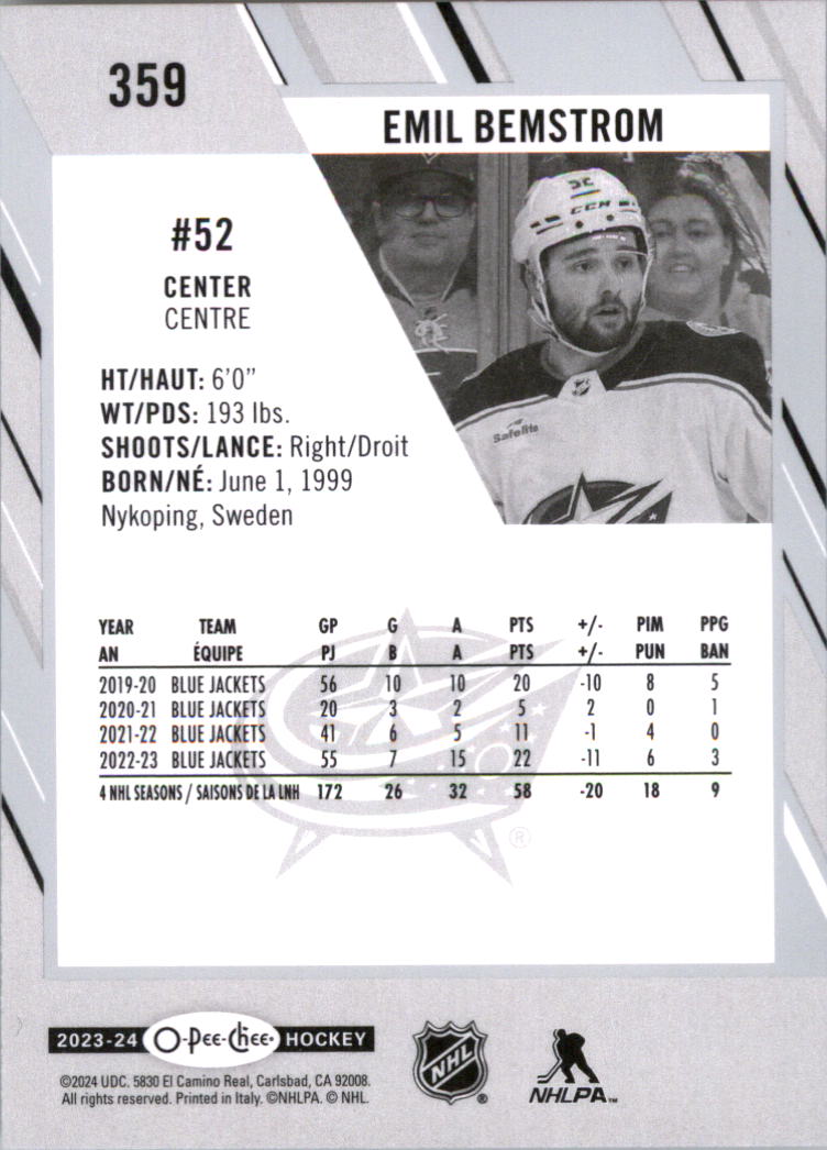 2023-24 O-Pee-Chee Hockey Card Pick (Base) 313-600