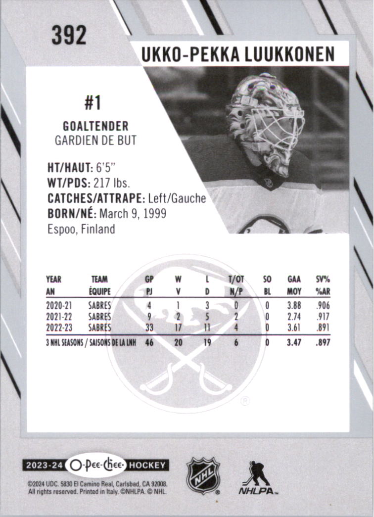 2023-24 O-Pee-Chee Hockey Card Pick (Base) 313-600