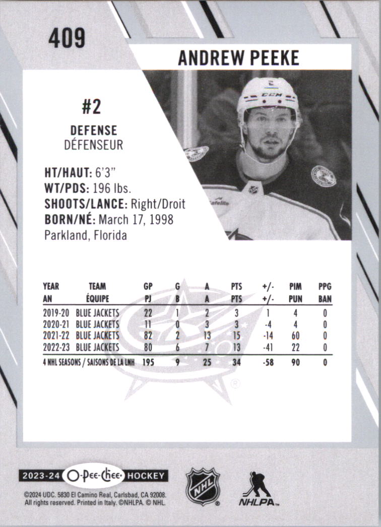 2023-24 O-Pee-Chee Hockey Card Pick (Base) 313-600