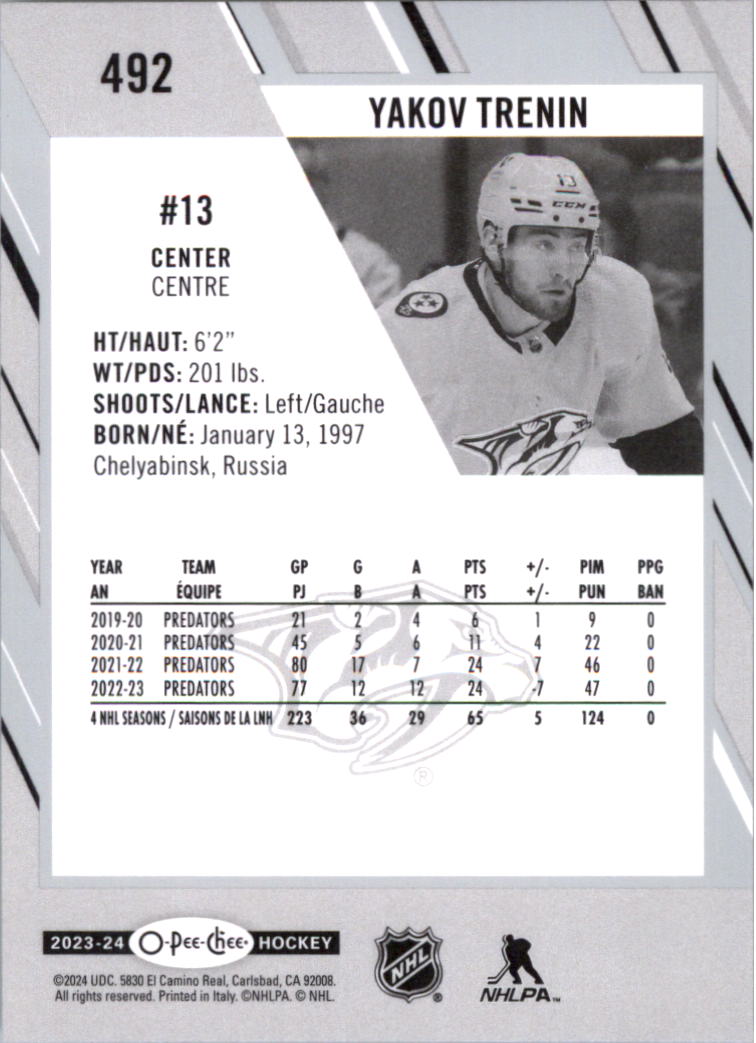 2023-24 O-Pee-Chee Hockey Card Pick (Base) 313-600