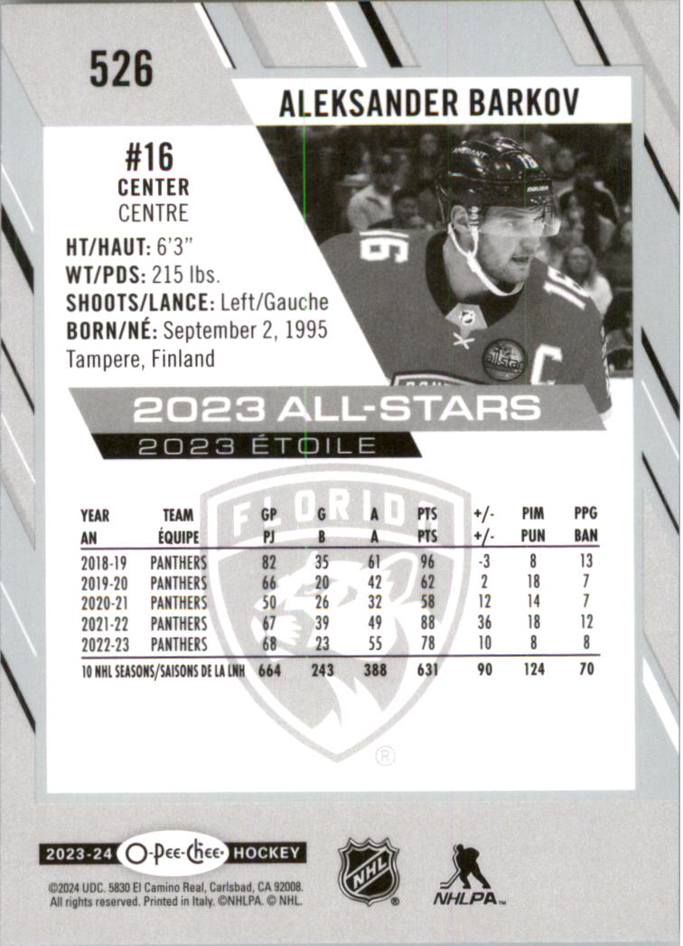 2023-24 O-Pee-Chee Hockey Card Pick (Base) 313-600