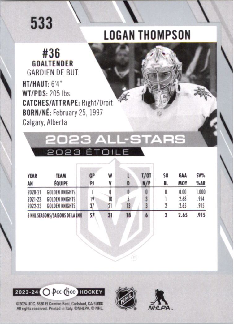 2023-24 O-Pee-Chee Hockey Card Pick (Base) 313-600