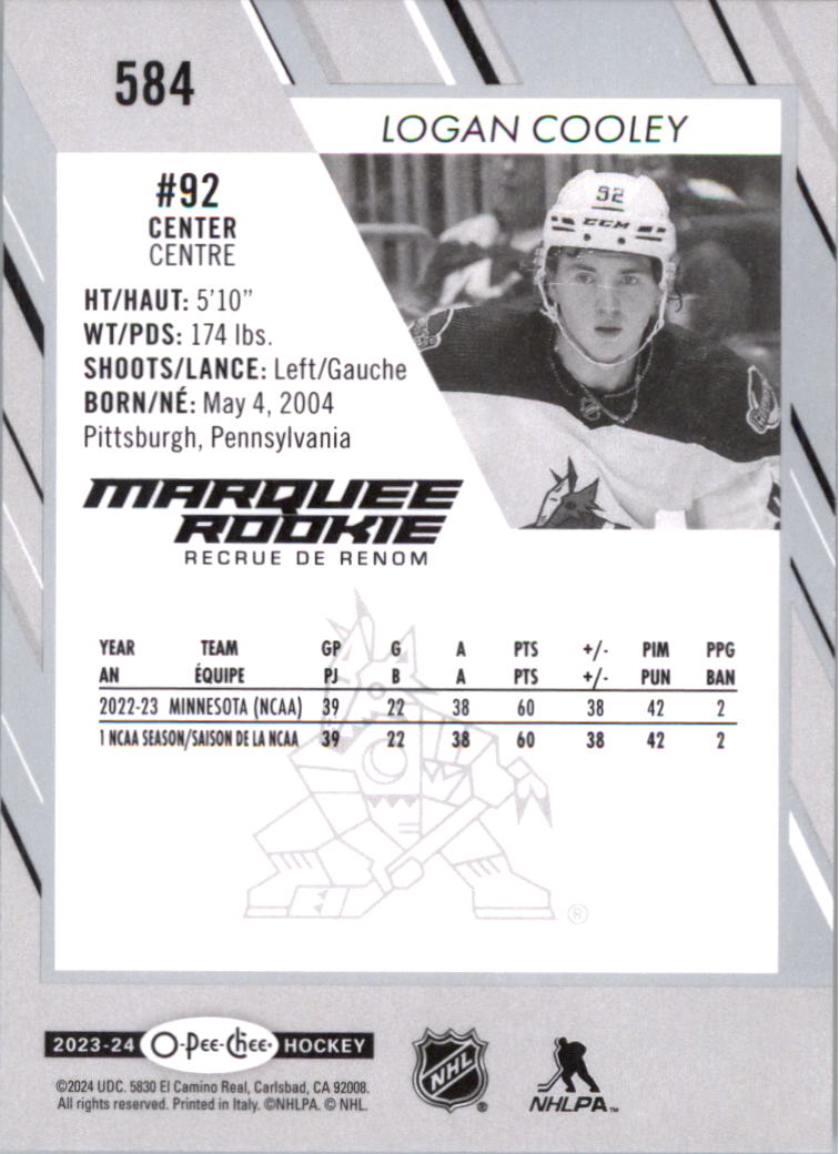 2023-24 O-Pee-Chee Hockey Card Pick (Base) 313-600