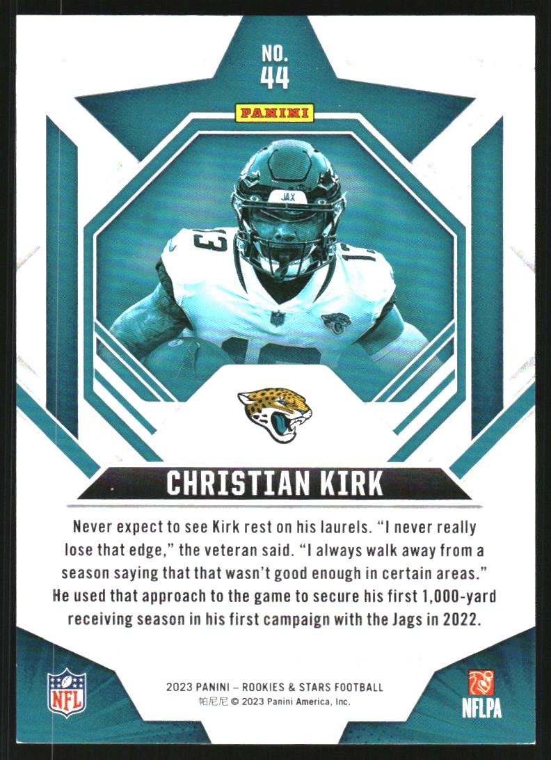 2023 Rookies and Stars Red and Blue #44 Christian Kirk