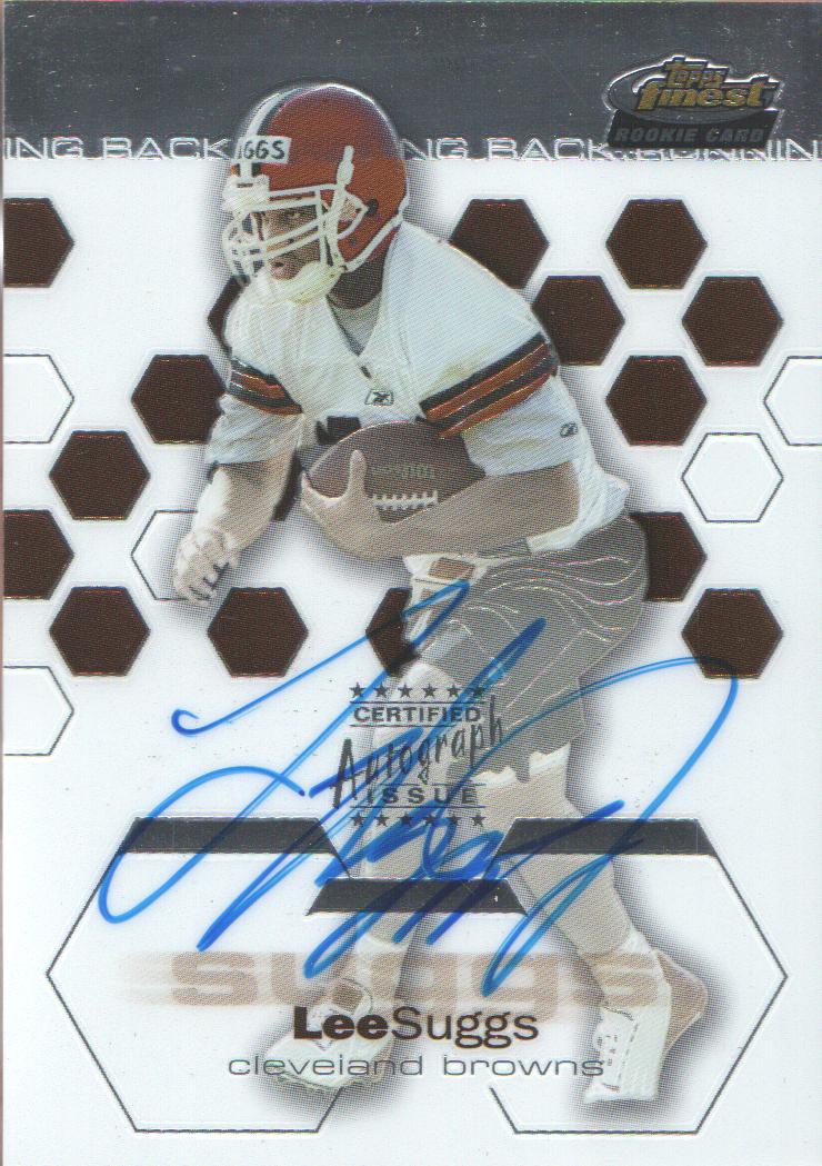 2003 Finest #137 Lee Suggs AU RC
