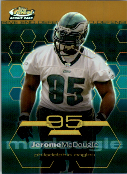 2003 Finest Gold Refractors #68 Jerome McDougle