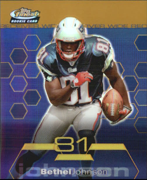 2003 Finest Gold Refractors #71 Bethel Johnson