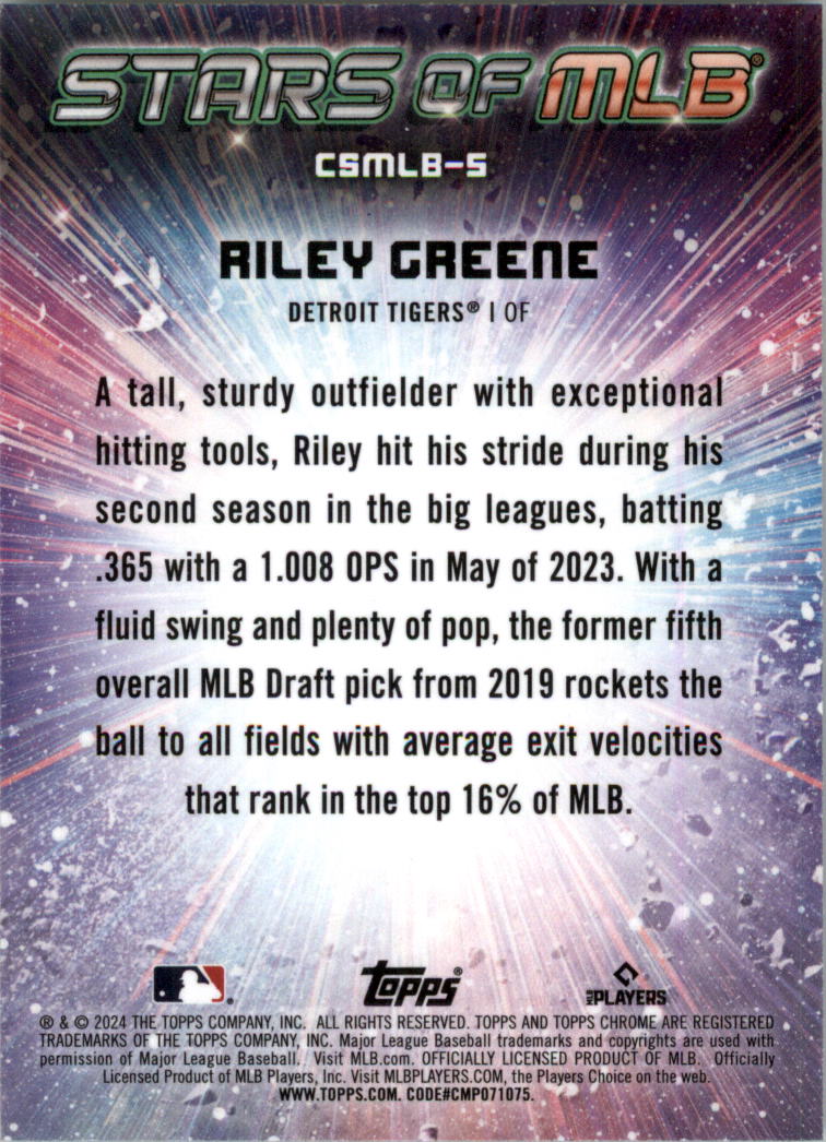 2024 Topps Stars of MLB Chrome Baseball Card Pick (Inserts) - Picture 5 of 113