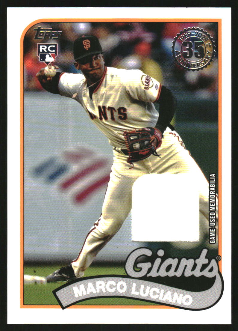 2024 Topps '89 Topps Relics #89BRML Marco Luciano Jersey