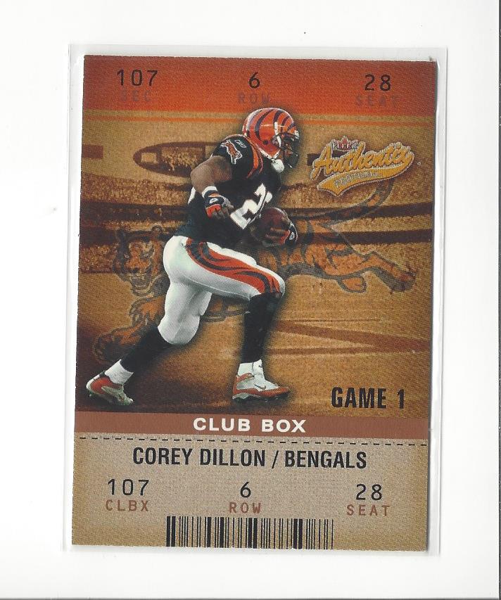 2003 Fleer Authentix Football Club Box Parallel Singles xxx/100 - Sie wählen - Bild 5 von 6