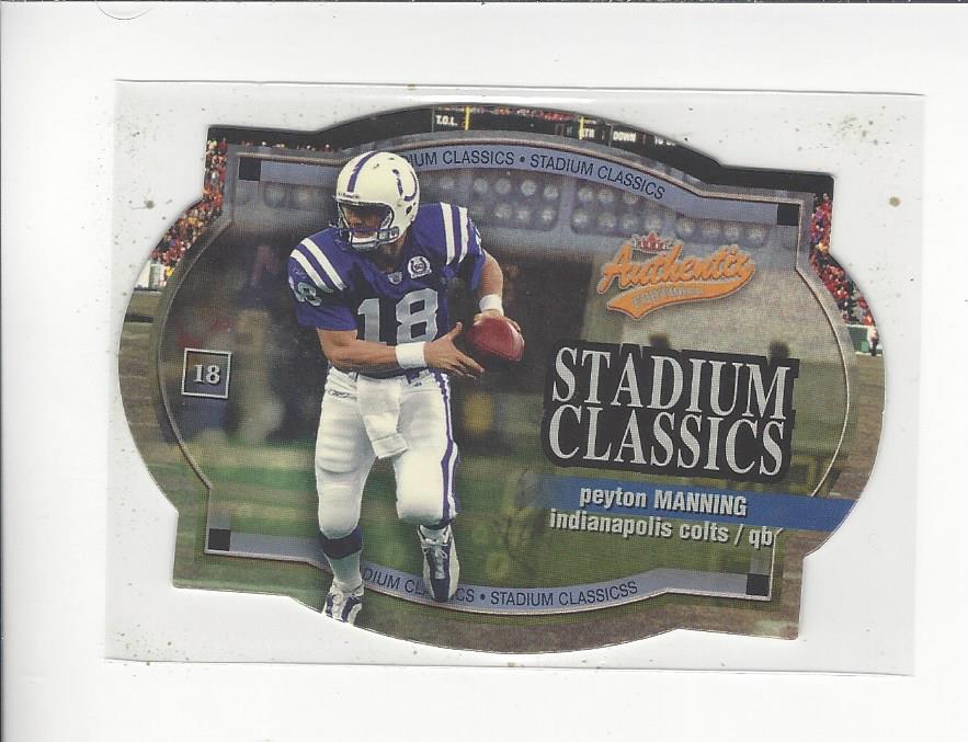 2003 Fleer Authentix Stadium Classics #3SC Peyton Manning